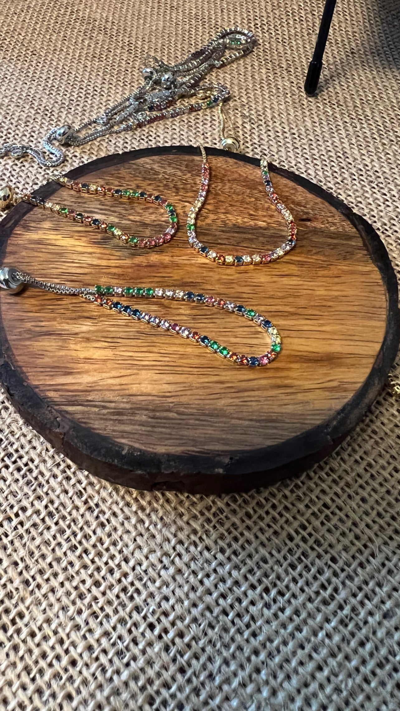 Rainbow Slider Bracelet